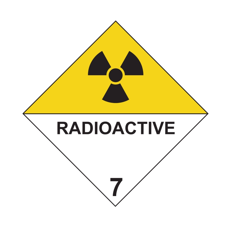 Class 7 Radioactive Goods Label