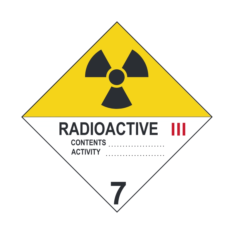 Class 7.3 Radioactive 3 Label